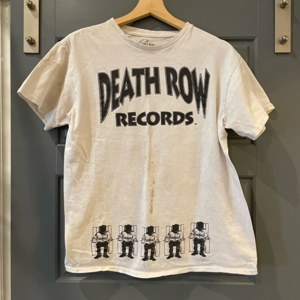 Death Row Records T shirt‎ size medium